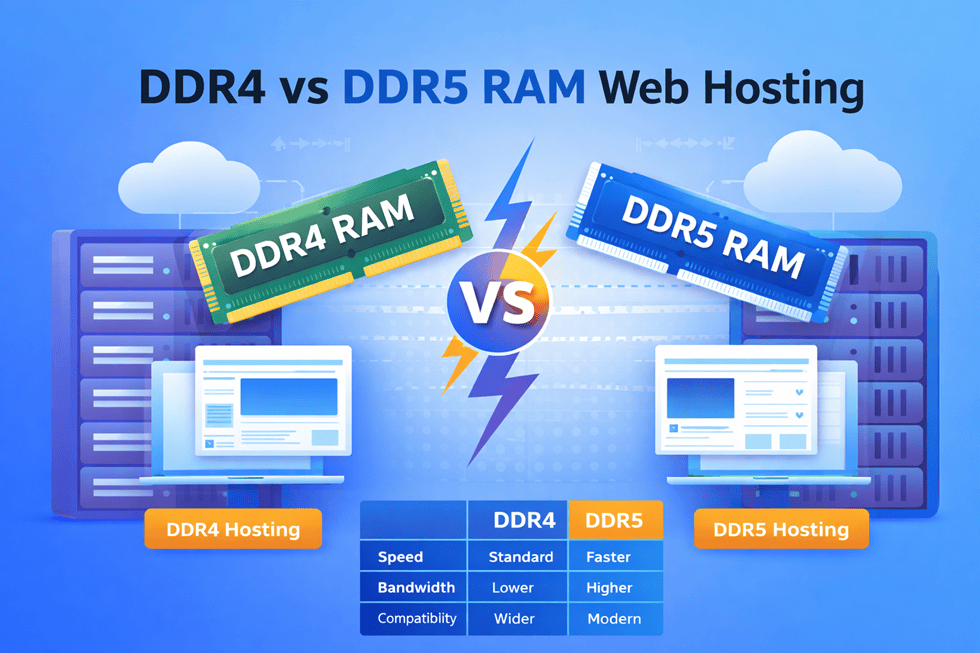 DDR4 vs DDR5 RAM Hosting Compare DDR4 vs DDR5 RAM Hosting Compare